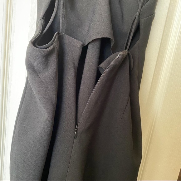 MISHA Dress Bernadina Crisscross Open Back Plunging Bodycon Black 10 NWT - Picture 6 of 7